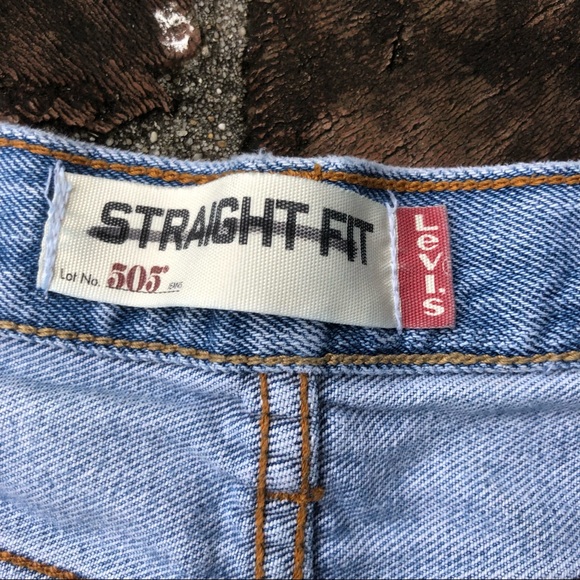 Levi's 505 straight fit jeans size 38/30 - Picture 2 of 7